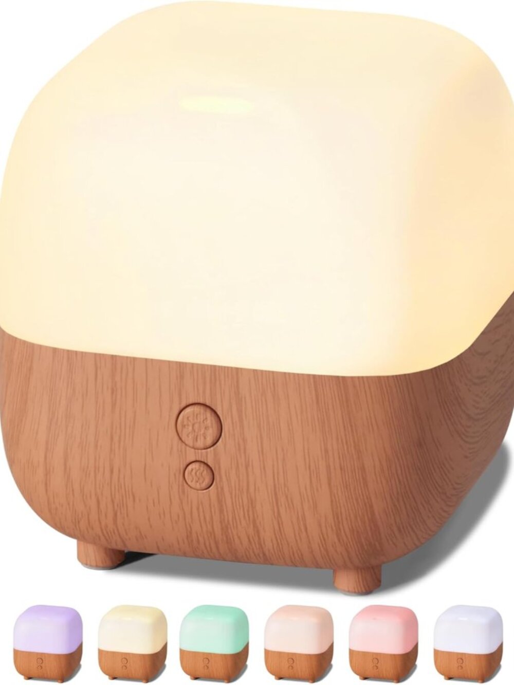 Versatile 5-in-1 Essential Oil Diffuser with Automatic Shut-Off and LED Lights